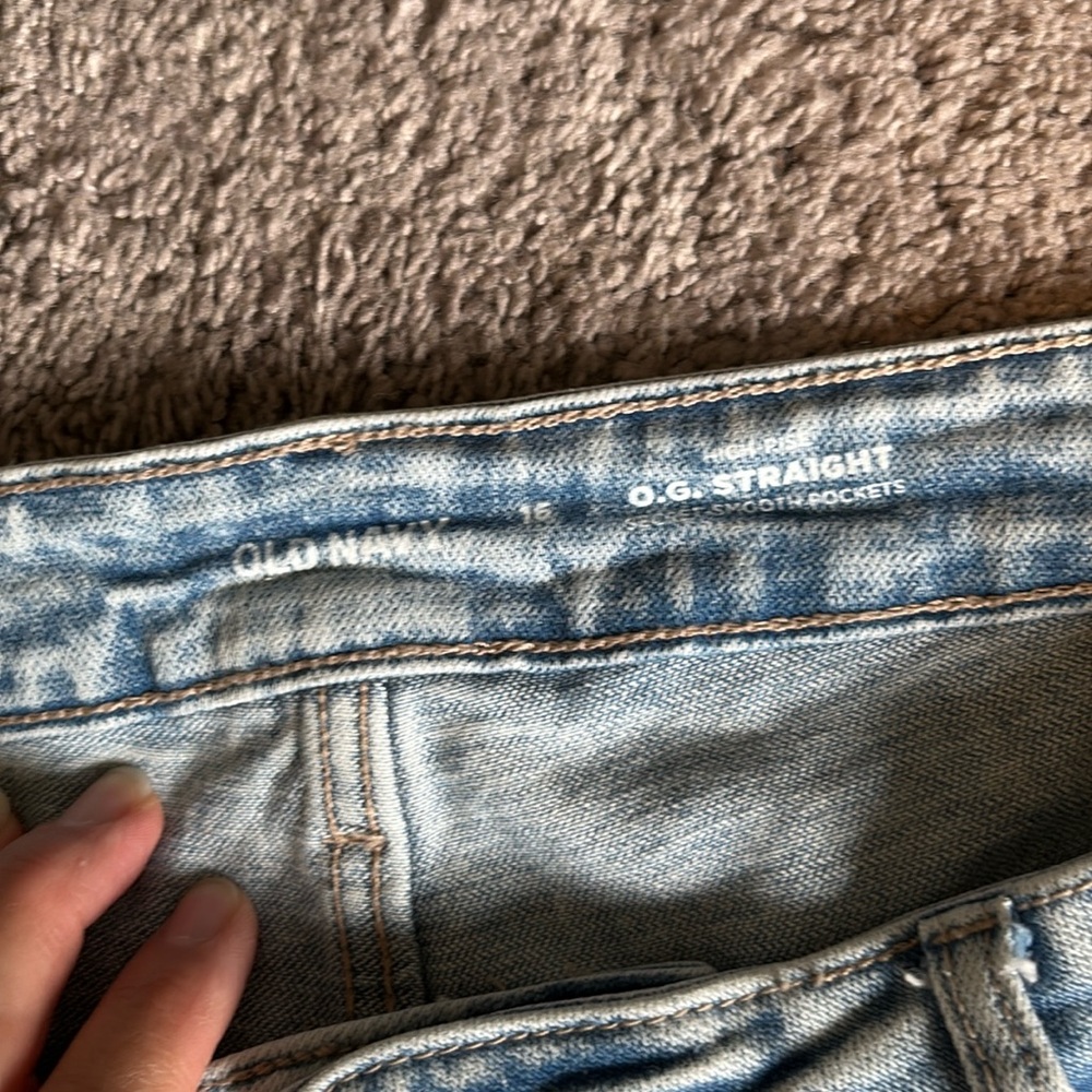 Old navy O.G. Straight high rise jeans w/secret smooth pockets - Picture 2 of 9